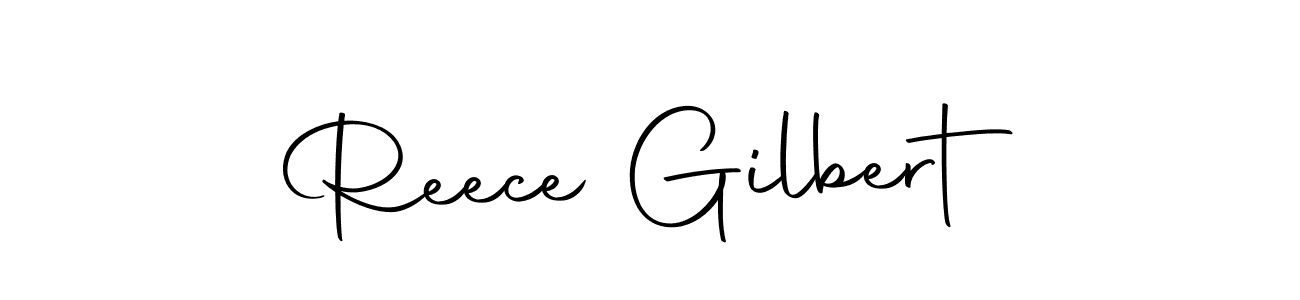 Use a signature maker to create a handwritten signature online. With this signature software, you can design (Autography-DOLnW) your own signature for name Reece Gilbert. Reece Gilbert signature style 10 images and pictures png