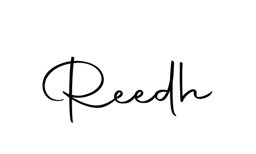 Create a beautiful signature design for name Reedh. With this signature (Autography-DOLnW) fonts, you can make a handwritten signature for free. Reedh signature style 10 images and pictures png