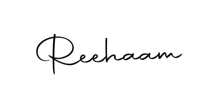 Create a beautiful signature design for name Reehaam. With this signature (Autography-DOLnW) fonts, you can make a handwritten signature for free. Reehaam signature style 10 images and pictures png