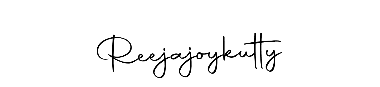 How to make Reejajoykutty name signature. Use Autography-DOLnW style for creating short signs online. This is the latest handwritten sign. Reejajoykutty signature style 10 images and pictures png