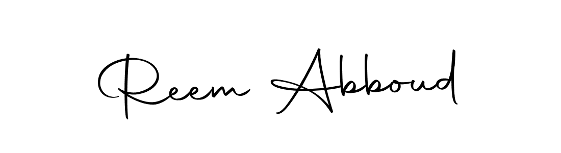 You can use this online signature creator to create a handwritten signature for the name Reem Abboud. This is the best online autograph maker. Reem Abboud signature style 10 images and pictures png