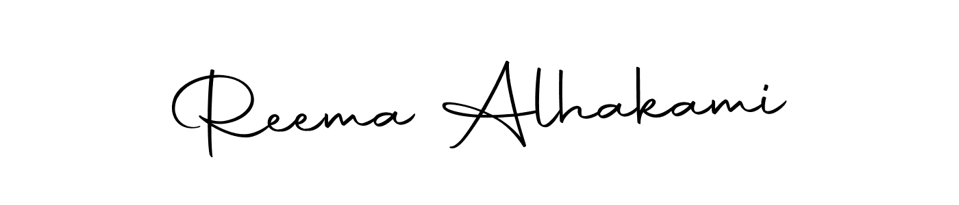 Design your own signature with our free online signature maker. With this signature software, you can create a handwritten (Autography-DOLnW) signature for name Reema Alhakami. Reema Alhakami signature style 10 images and pictures png