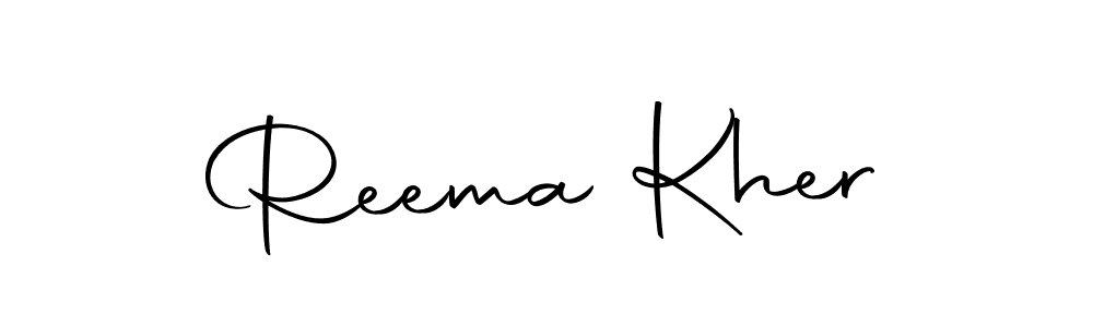 How to make Reema Kher signature? Autography-DOLnW is a professional autograph style. Create handwritten signature for Reema Kher name. Reema Kher signature style 10 images and pictures png