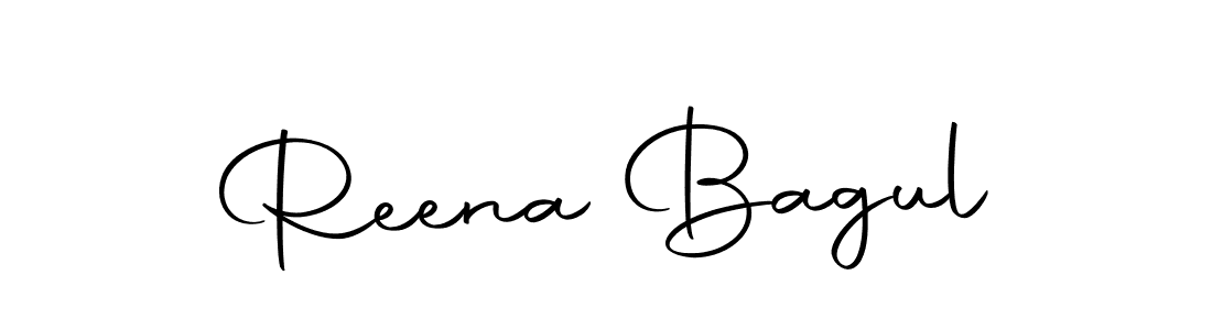 Reena Bagul stylish signature style. Best Handwritten Sign (Autography-DOLnW) for my name. Handwritten Signature Collection Ideas for my name Reena Bagul. Reena Bagul signature style 10 images and pictures png