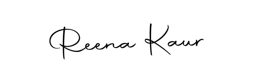 Design your own signature with our free online signature maker. With this signature software, you can create a handwritten (Autography-DOLnW) signature for name Reena Kaur. Reena Kaur signature style 10 images and pictures png