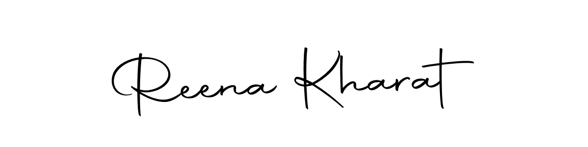 You can use this online signature creator to create a handwritten signature for the name Reena Kharat. This is the best online autograph maker. Reena Kharat signature style 10 images and pictures png