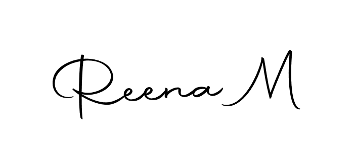 Make a short Reena M signature style. Manage your documents anywhere anytime using Autography-DOLnW. Create and add eSignatures, submit forms, share and send files easily. Reena M signature style 10 images and pictures png
