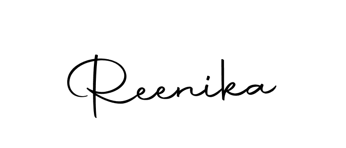 Make a beautiful signature design for name Reenika. Use this online signature maker to create a handwritten signature for free. Reenika signature style 10 images and pictures png