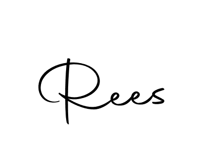 Design your own signature with our free online signature maker. With this signature software, you can create a handwritten (Autography-DOLnW) signature for name Rees. Rees signature style 10 images and pictures png