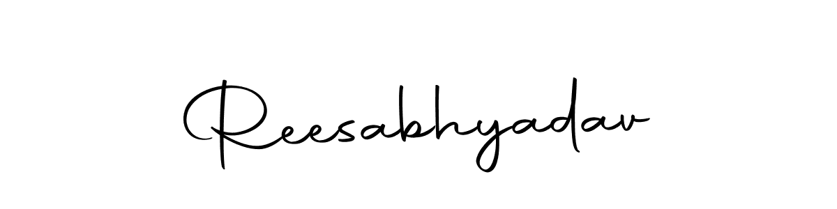 It looks lik you need a new signature style for name Reesabhyadav. Design unique handwritten (Autography-DOLnW) signature with our free signature maker in just a few clicks. Reesabhyadav signature style 10 images and pictures png