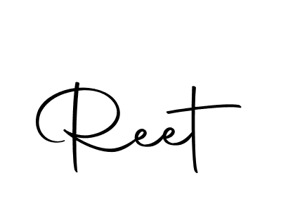 The best way (Autography-DOLnW) to make a short signature is to pick only two or three words in your name. The name Reet include a total of six letters. For converting this name. Reet signature style 10 images and pictures png