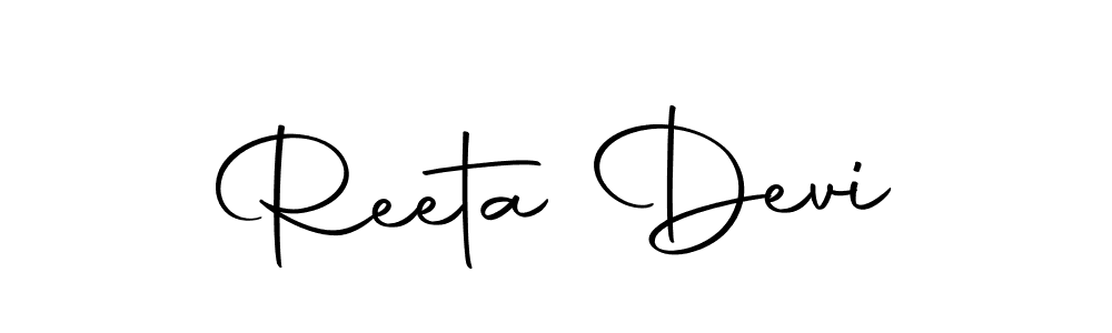The best way (Autography-DOLnW) to make a short signature is to pick only two or three words in your name. The name Reeta Devi include a total of six letters. For converting this name. Reeta Devi signature style 10 images and pictures png