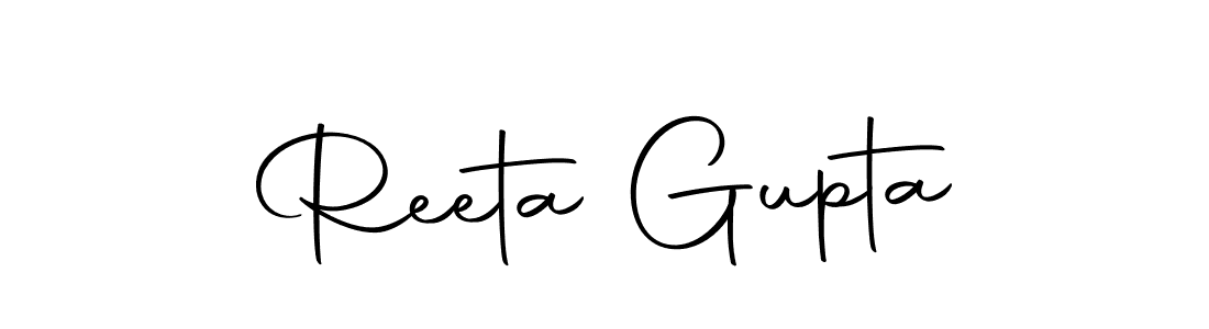 The best way (Autography-DOLnW) to make a short signature is to pick only two or three words in your name. The name Reeta Gupta include a total of six letters. For converting this name. Reeta Gupta signature style 10 images and pictures png