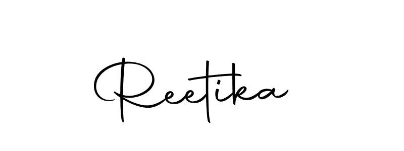 Similarly Autography-DOLnW is the best handwritten signature design. Signature creator online .You can use it as an online autograph creator for name Reetika . Reetika  signature style 10 images and pictures png