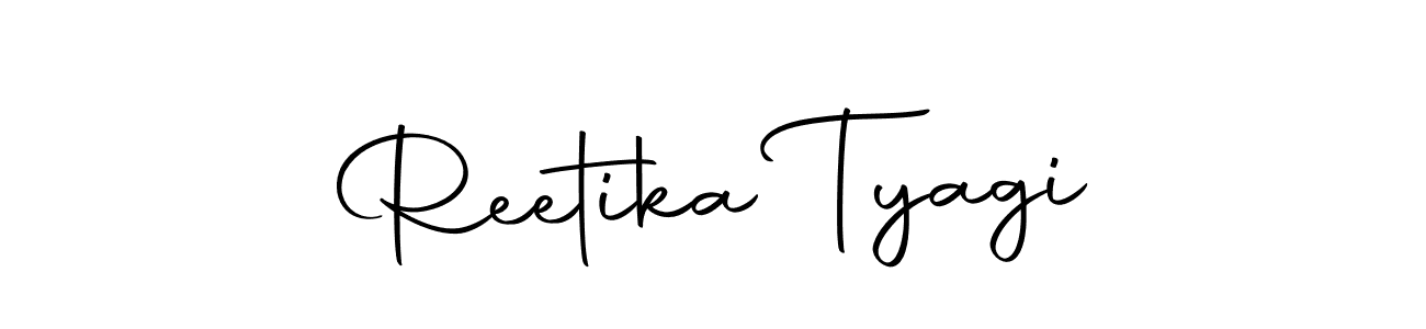 How to make Reetika Tyagi signature? Autography-DOLnW is a professional autograph style. Create handwritten signature for Reetika Tyagi name. Reetika Tyagi signature style 10 images and pictures png