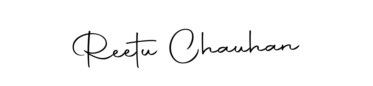 Make a beautiful signature design for name Reetu Chauhan. Use this online signature maker to create a handwritten signature for free. Reetu Chauhan signature style 10 images and pictures png