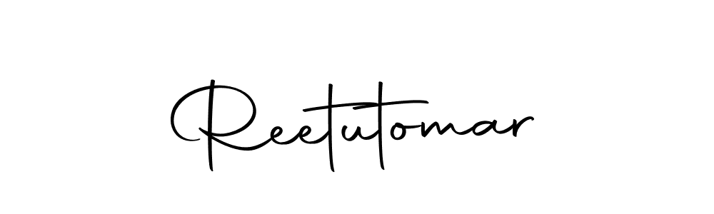 How to make Reetutomar signature? Autography-DOLnW is a professional autograph style. Create handwritten signature for Reetutomar name. Reetutomar signature style 10 images and pictures png
