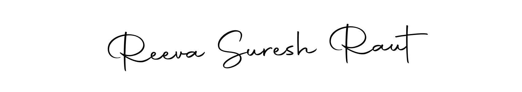 Use a signature maker to create a handwritten signature online. With this signature software, you can design (Autography-DOLnW) your own signature for name Reeva Suresh Raut. Reeva Suresh Raut signature style 10 images and pictures png