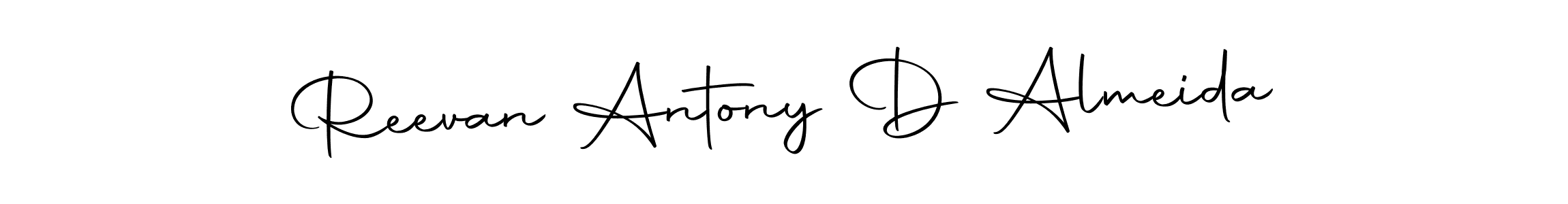 Make a short Reevan Antony D Almeida signature style. Manage your documents anywhere anytime using Autography-DOLnW. Create and add eSignatures, submit forms, share and send files easily. Reevan Antony D Almeida signature style 10 images and pictures png