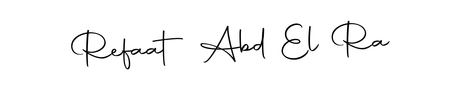 This is the best signature style for the Refaat Abd El Ra name. Also you like these signature font (Autography-DOLnW). Mix name signature. Refaat Abd El Ra signature style 10 images and pictures png