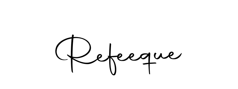 Refeeque stylish signature style. Best Handwritten Sign (Autography-DOLnW) for my name. Handwritten Signature Collection Ideas for my name Refeeque. Refeeque signature style 10 images and pictures png