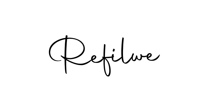 You should practise on your own different ways (Autography-DOLnW) to write your name (Refilwe) in signature. don't let someone else do it for you. Refilwe signature style 10 images and pictures png