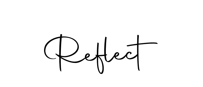 How to make Reflect signature? Autography-DOLnW is a professional autograph style. Create handwritten signature for Reflect name. Reflect signature style 10 images and pictures png