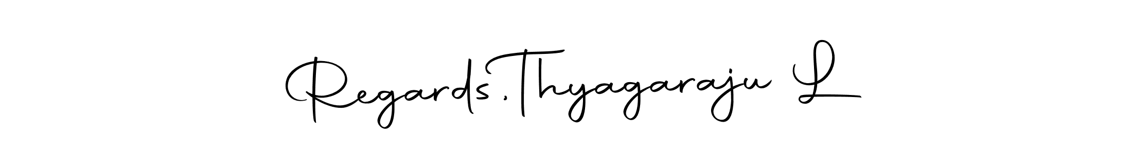 Once you've used our free online signature maker to create your best signature Autography-DOLnW style, it's time to enjoy all of the benefits that Regards,  Thyagaraju L name signing documents. Regards,  Thyagaraju L signature style 10 images and pictures png