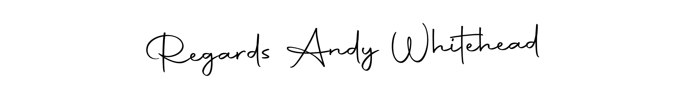 Design your own signature with our free online signature maker. With this signature software, you can create a handwritten (Autography-DOLnW) signature for name Regards Andy Whitehead. Regards Andy Whitehead signature style 10 images and pictures png