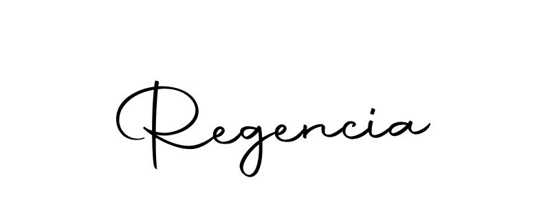 How to make Regencia name signature. Use Autography-DOLnW style for creating short signs online. This is the latest handwritten sign. Regencia signature style 10 images and pictures png