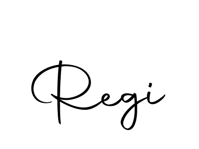 Design your own signature with our free online signature maker. With this signature software, you can create a handwritten (Autography-DOLnW) signature for name Regi. Regi signature style 10 images and pictures png