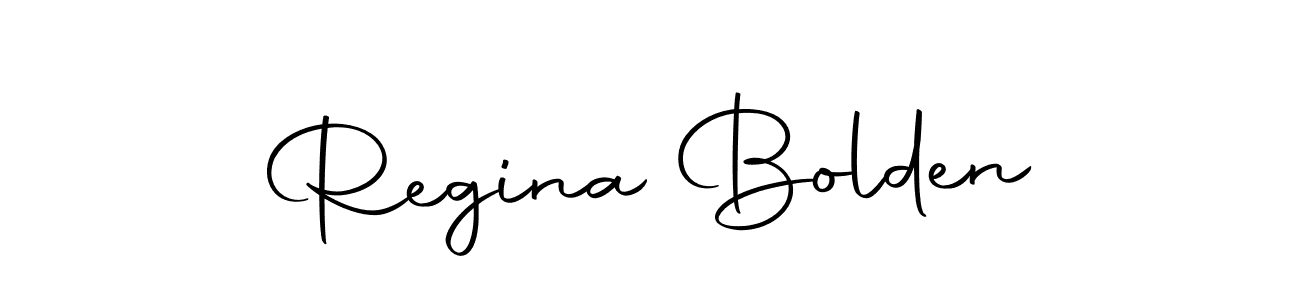 Design your own signature with our free online signature maker. With this signature software, you can create a handwritten (Autography-DOLnW) signature for name Regina Bolden. Regina Bolden signature style 10 images and pictures png