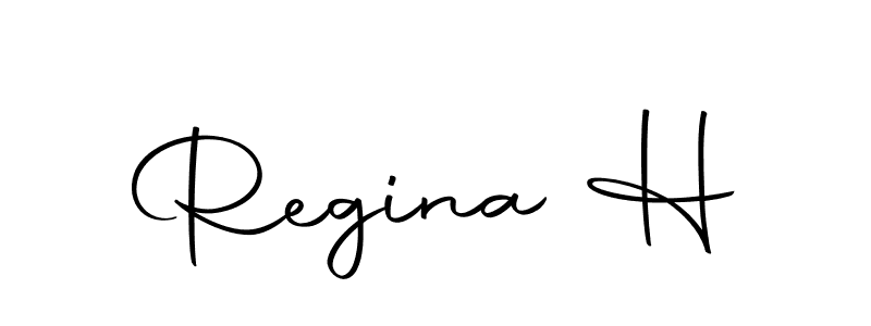 Regina H stylish signature style. Best Handwritten Sign (Autography-DOLnW) for my name. Handwritten Signature Collection Ideas for my name Regina H. Regina H signature style 10 images and pictures png