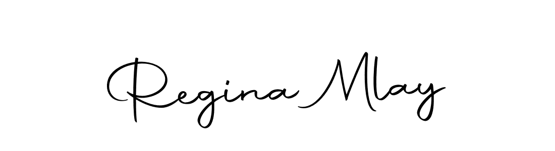 Make a beautiful signature design for name Regina Mlay. With this signature (Autography-DOLnW) style, you can create a handwritten signature for free. Regina Mlay signature style 10 images and pictures png