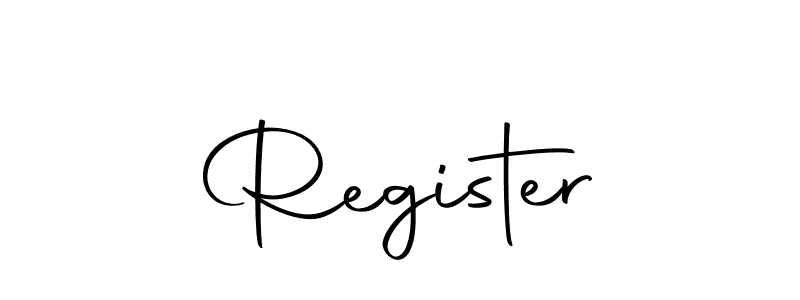 How to make Register signature? Autography-DOLnW is a professional autograph style. Create handwritten signature for Register name. Register signature style 10 images and pictures png
