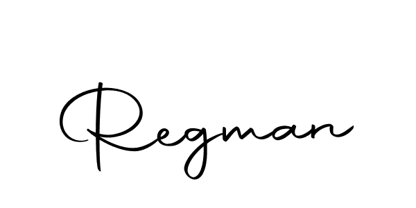 Use a signature maker to create a handwritten signature online. With this signature software, you can design (Autography-DOLnW) your own signature for name Regman. Regman signature style 10 images and pictures png