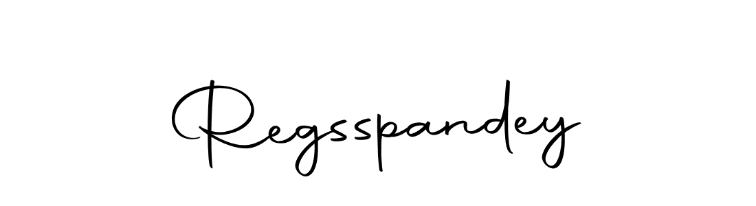 Make a beautiful signature design for name Regsspandey. With this signature (Autography-DOLnW) style, you can create a handwritten signature for free. Regsspandey signature style 10 images and pictures png