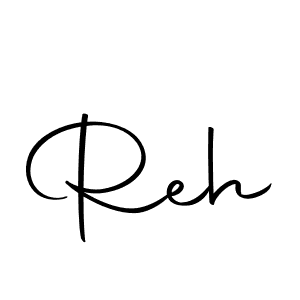 Make a beautiful signature design for name Reh. With this signature (Autography-DOLnW) style, you can create a handwritten signature for free. Reh signature style 10 images and pictures png