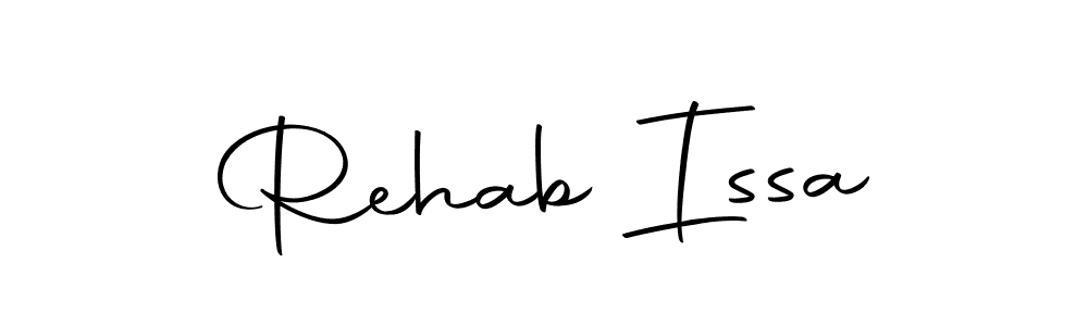 Make a beautiful signature design for name Rehab Issa. Use this online signature maker to create a handwritten signature for free. Rehab Issa signature style 10 images and pictures png