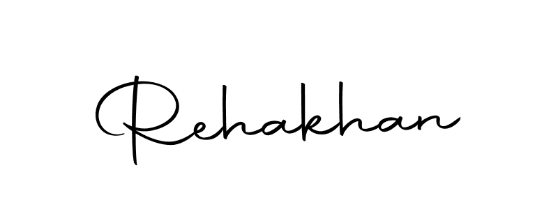 Use a signature maker to create a handwritten signature online. With this signature software, you can design (Autography-DOLnW) your own signature for name Rehakhan. Rehakhan signature style 10 images and pictures png