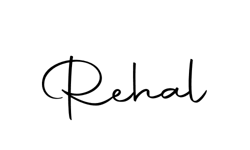 Rehal stylish signature style. Best Handwritten Sign (Autography-DOLnW) for my name. Handwritten Signature Collection Ideas for my name Rehal. Rehal signature style 10 images and pictures png