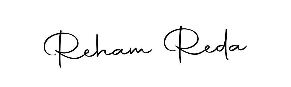 Use a signature maker to create a handwritten signature online. With this signature software, you can design (Autography-DOLnW) your own signature for name Reham Reda. Reham Reda signature style 10 images and pictures png