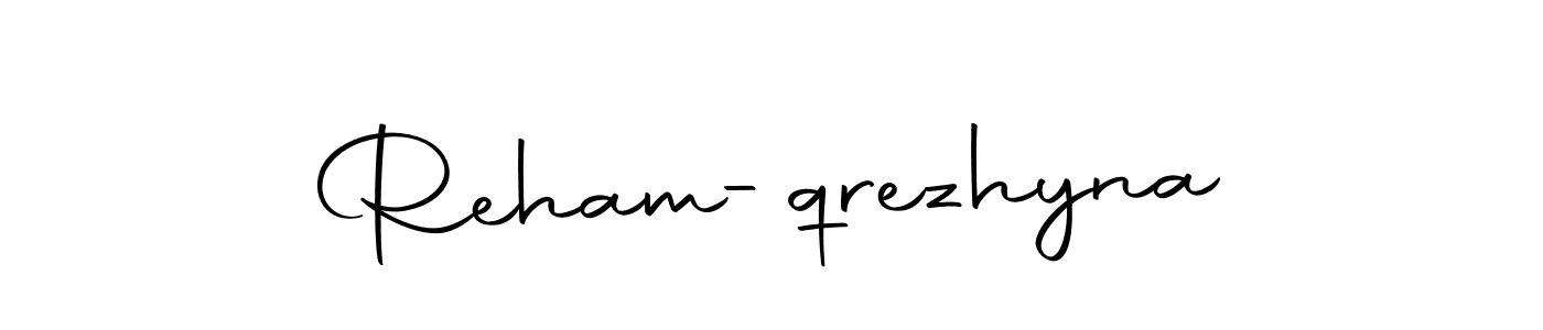 Design your own signature with our free online signature maker. With this signature software, you can create a handwritten (Autography-DOLnW) signature for name Reham-qrezhyna. Reham-qrezhyna signature style 10 images and pictures png