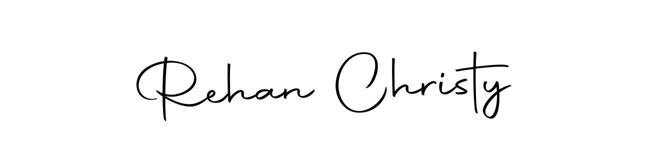 The best way (Autography-DOLnW) to make a short signature is to pick only two or three words in your name. The name Rehan Christy include a total of six letters. For converting this name. Rehan Christy signature style 10 images and pictures png