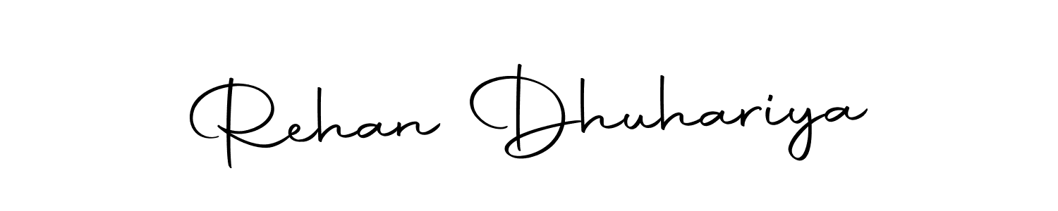 Use a signature maker to create a handwritten signature online. With this signature software, you can design (Autography-DOLnW) your own signature for name Rehan Dhuhariya. Rehan Dhuhariya signature style 10 images and pictures png
