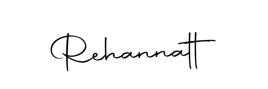 Create a beautiful signature design for name Rehannatt. With this signature (Autography-DOLnW) fonts, you can make a handwritten signature for free. Rehannatt signature style 10 images and pictures png