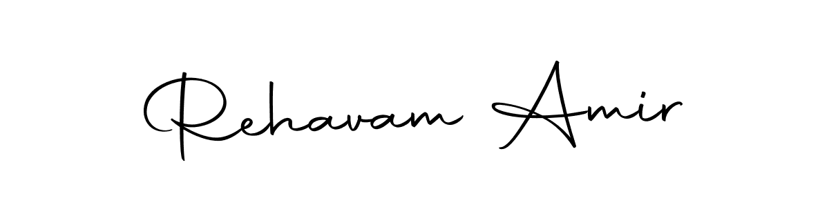 This is the best signature style for the Rehavam Amir name. Also you like these signature font (Autography-DOLnW). Mix name signature. Rehavam Amir signature style 10 images and pictures png