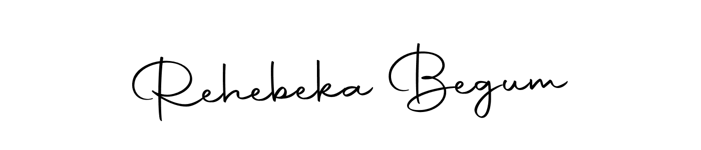 How to make Rehebeka Begum signature? Autography-DOLnW is a professional autograph style. Create handwritten signature for Rehebeka Begum name. Rehebeka Begum signature style 10 images and pictures png