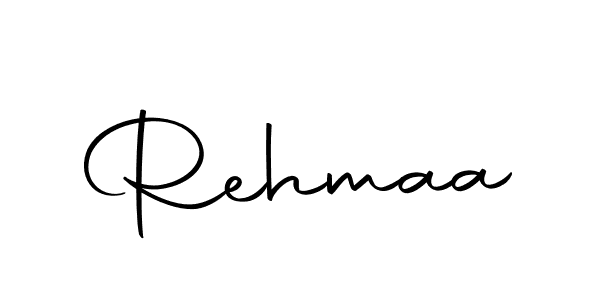 Use a signature maker to create a handwritten signature online. With this signature software, you can design (Autography-DOLnW) your own signature for name Rehmaa. Rehmaa signature style 10 images and pictures png