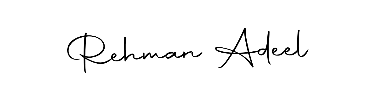 Design your own signature with our free online signature maker. With this signature software, you can create a handwritten (Autography-DOLnW) signature for name Rehman Adeel. Rehman Adeel signature style 10 images and pictures png